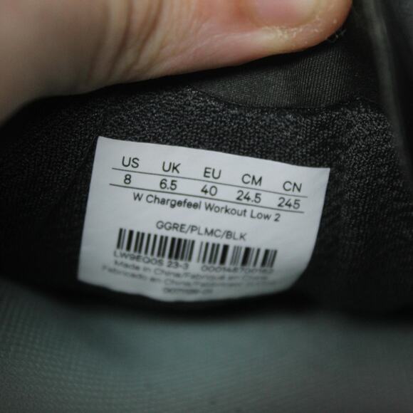 Lululemon Shoes Womens 8 Chargefeel Workout Low 2 Training Athletic Gym Gray - Picture 9 of 9